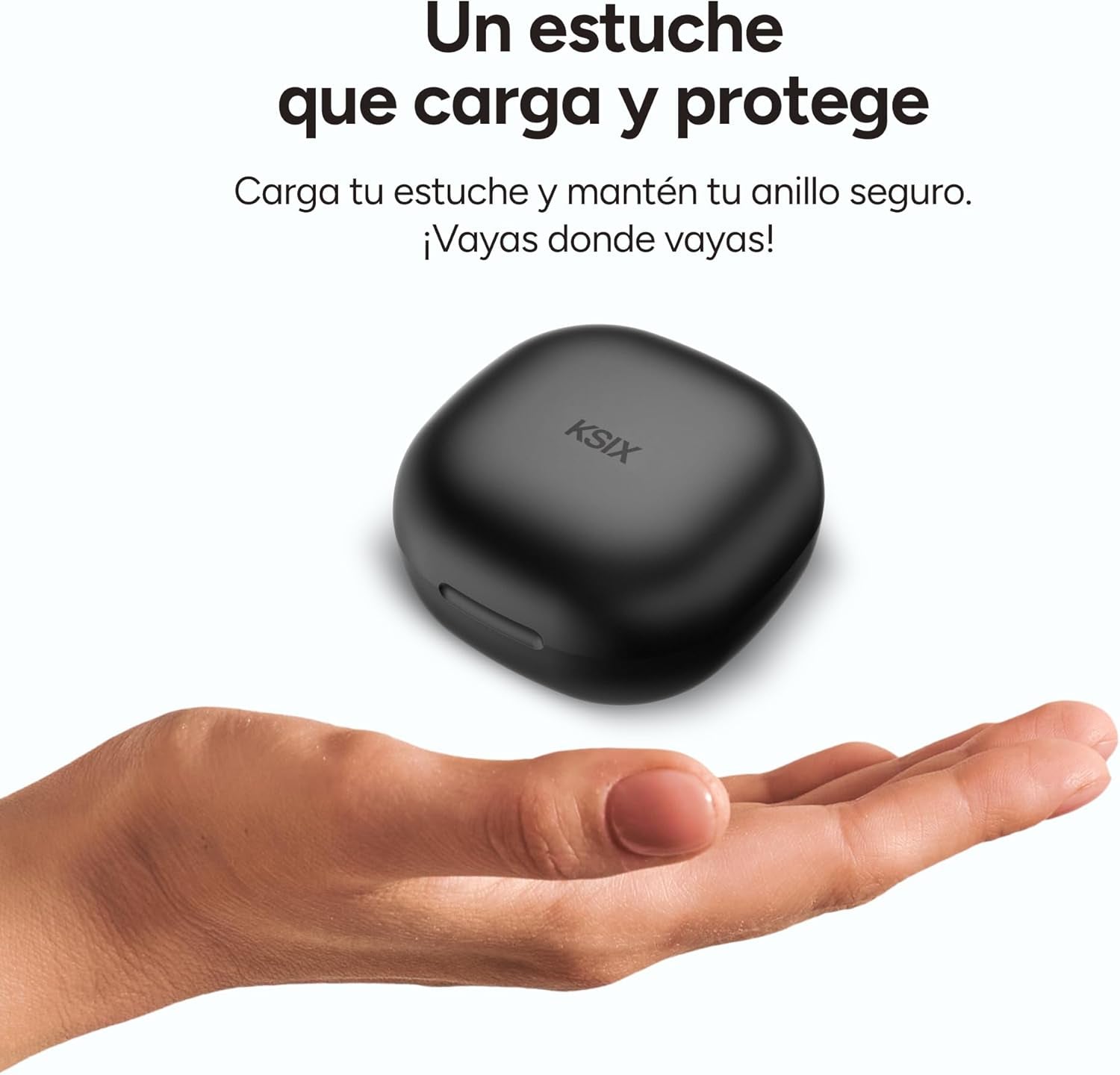 KSIX - Anello Intelligente per Uomo E Donna Con Monitoraggio Delle Attività, Passi E Calorie, Smart Ring Che Misura Ossigeno Nel Sangue, Cardiofrequenzimetro, Controllo Del Sonno, Anello Impermeabile